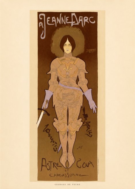 Georges de Feure Jeanne D'arc No6 - Juliste