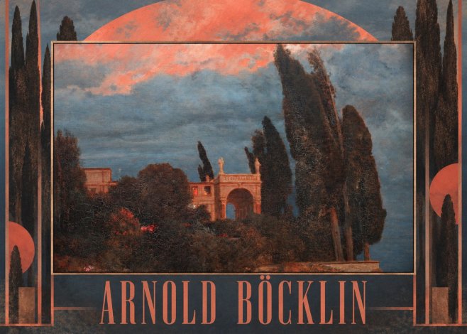 Arnold Böcklin Roman Villa No5 - Juliste