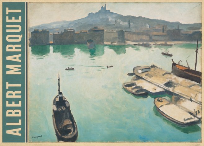 Albert Marquet Port of Marseille No2 - Juliste