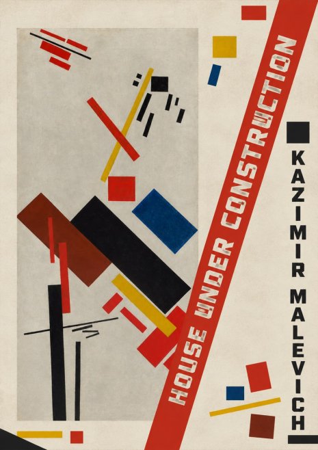 Kazimir Malevich House Under Construction No4 - Juliste