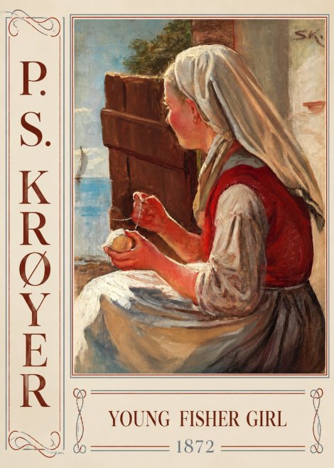 P.S. Krøyer Young Fisher Girl No2 - Juliste