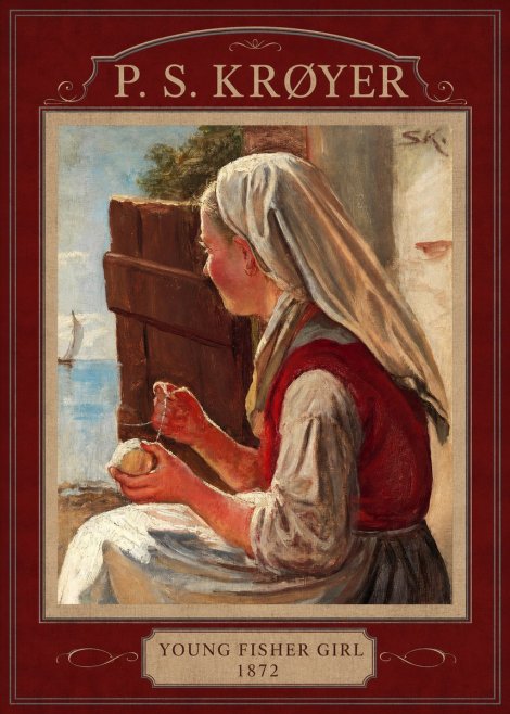 P.S. Krøyer Young Fisher Girl No4 - Juliste