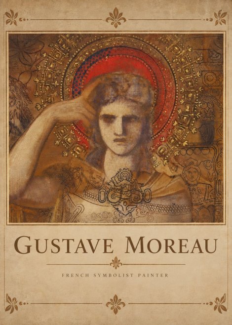 Gustave Moreau L'apparition II No4 - Juliste
