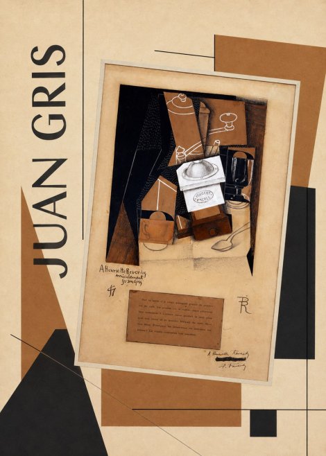 Juan Gris Still Life with Coffee Grinder II No2 - Juliste