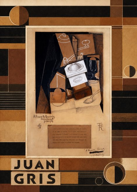 Juan Gris Still Life with Coffee Grinder II No3 - Juliste