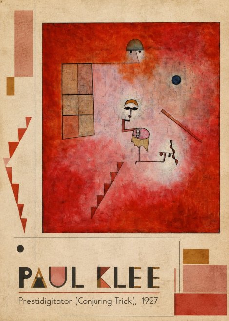 Paul Klee Prestidigitator (Conjuring Trick), 1927 No2 - Juliste