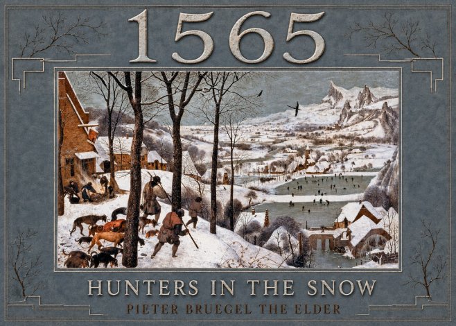 Pieter Bruegel Hunters in the Snow No6 - Juliste