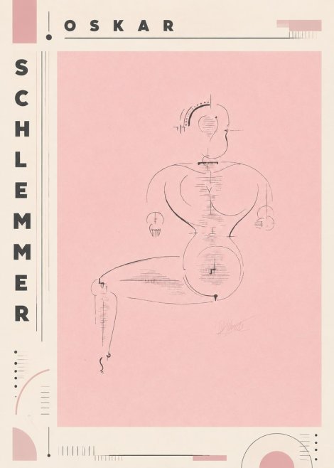 Oskar Schlemmer Figur L 1 No6 - Juliste