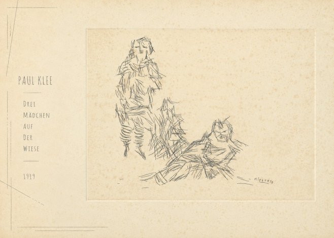 Paul Klee Drei Mädchen Auf D. Wiese No5 - Juliste
