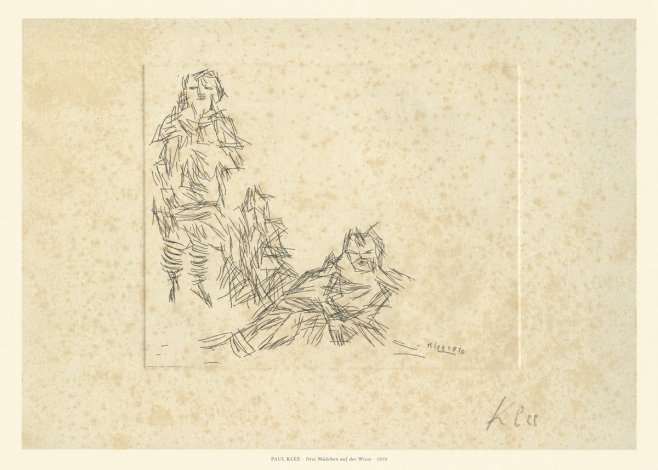 Paul Klee Drei Mädchen Auf D. Wiese No6 - Juliste