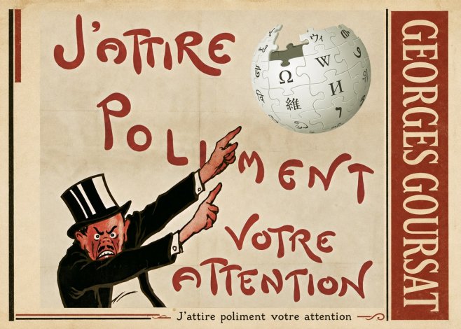 Georges Goursat J'attire Poliment Votre Attention No2 - Juliste