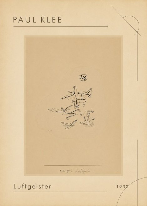 Paul Klee Luftgeister No1 - Juliste