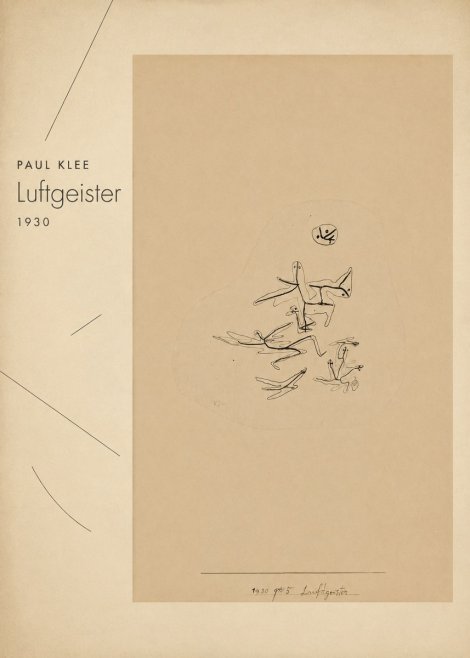 Paul Klee Luftgeister No2 - Juliste