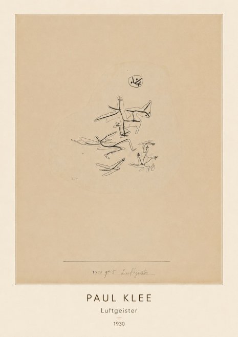 Paul Klee Luftgeister No3 - Juliste