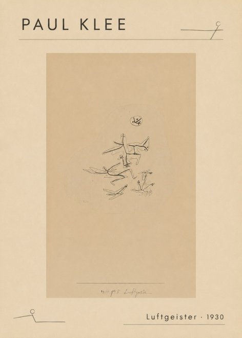 Paul Klee Luftgeister No6 - Juliste