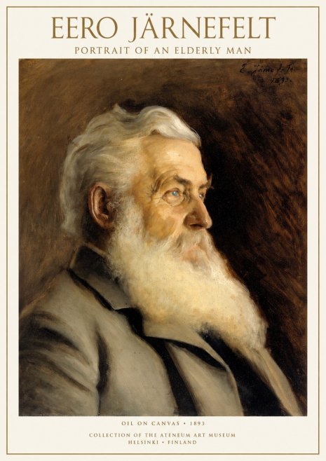 Eero Järnefelt Portrait of an Elderly Man No1 - Juliste