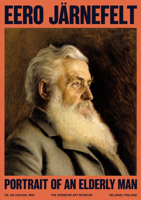 Eero Järnefelt Portrait of an Elderly Man No2 - Juliste