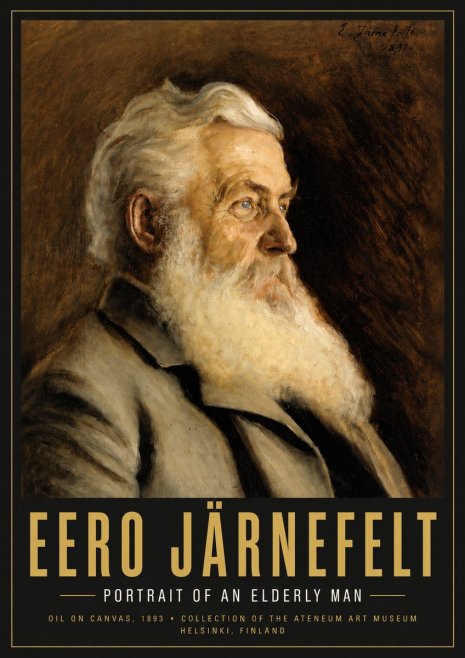 Eero Järnefelt Portrait of an Elderly Man No5 - Juliste