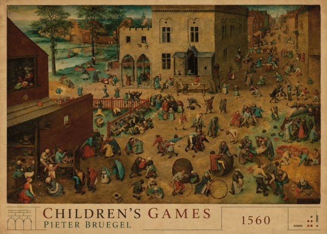 Pieter Bruegel Children's Games IV No2 - Juliste