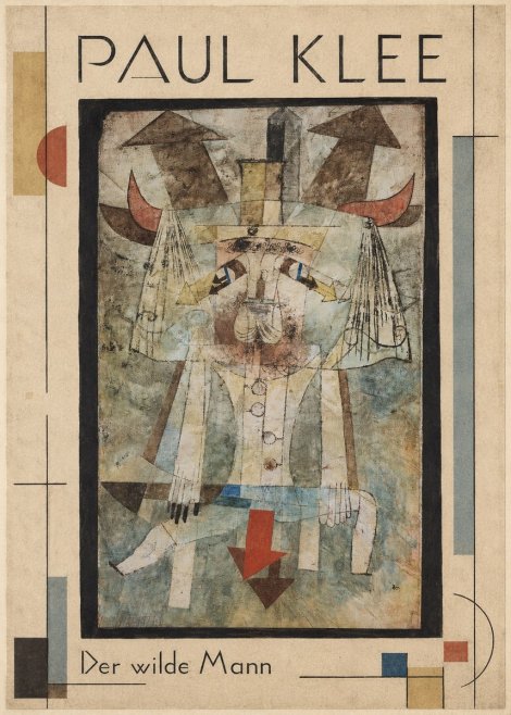 Paul Klee Der Wilde Mann No1 - Juliste