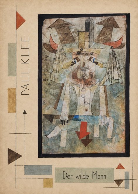 Paul Klee Der Wilde Mann No2 - Juliste