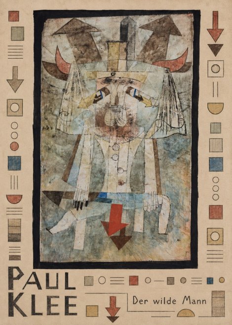 Paul Klee Der Wilde Mann No4 - Juliste