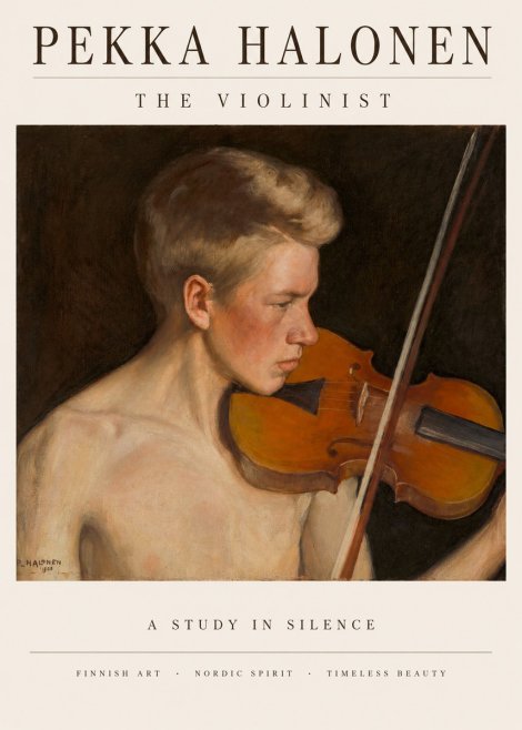 Pekka Halonen The Violinist No2 - Juliste