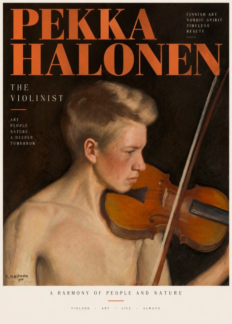 Pekka Halonen The Violinist No3 - Juliste