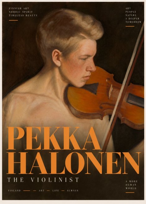 Pekka Halonen The Violinist No6 - Juliste