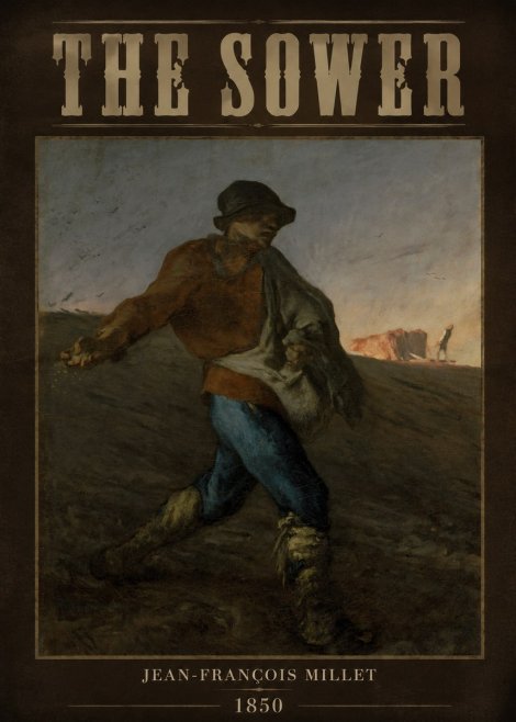Jean-François Millet The Sower II No3 - Juliste