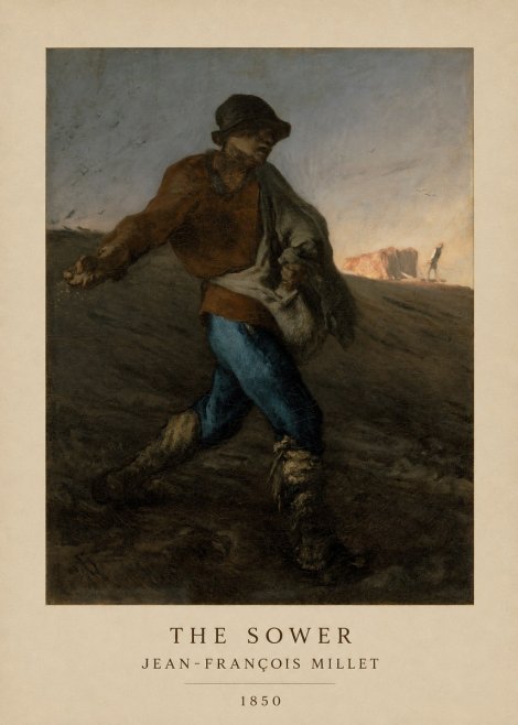 Jean-François Millet The Sower II No6 - Juliste