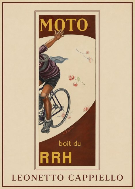Leonetto Cappiello Moto Rrh No1 - Juliste