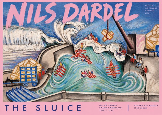 Nils Dardel The Sluice No4 - Juliste