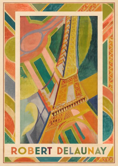 Robert Delaunay The Eiffel Tower No3 - Juliste