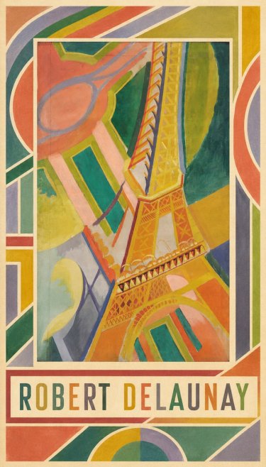 Robert Delaunay The Eiffel Tower No4 - Juliste