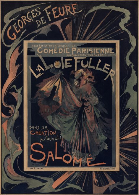 Georges de Feure La Loïe Fuller - Salomé III No4 - Juliste