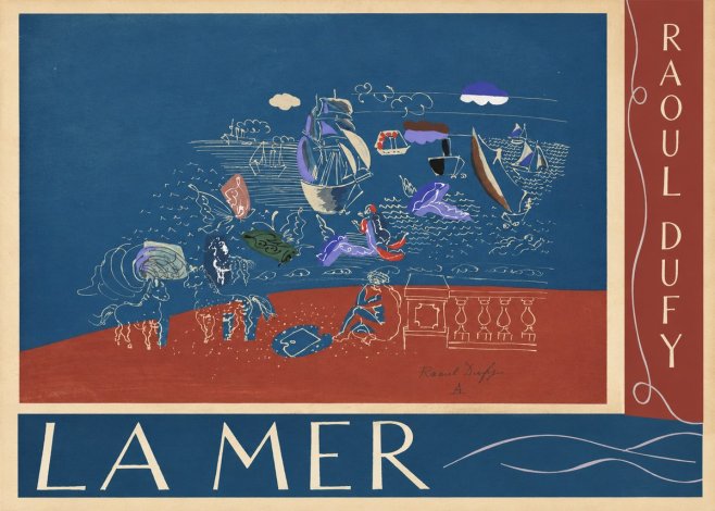 Raoul Dufy La Mer No5 - Juliste