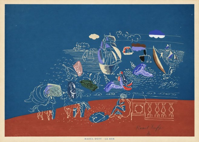 Raoul Dufy La Mer No6 - Juliste