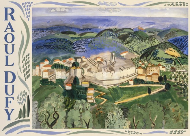 Raoul Dufy Vue De Vence No2 - Juliste