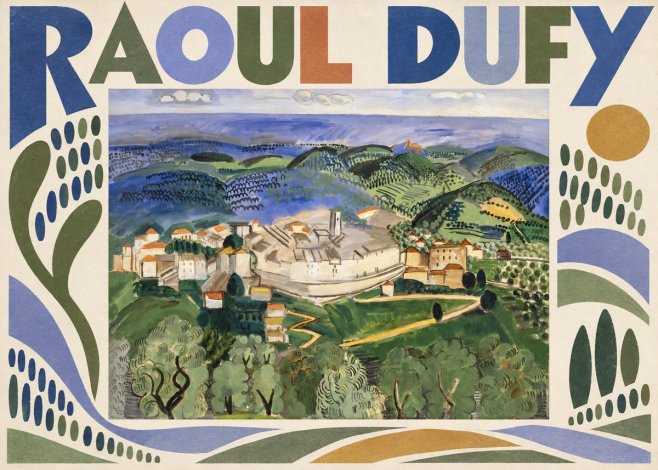 Raoul Dufy Vue De Vence No3 - Juliste