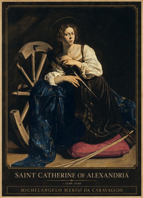 Michelangelo Merisi da Caravaggio Saint Catherine of Alexandria II No3 - Juliste