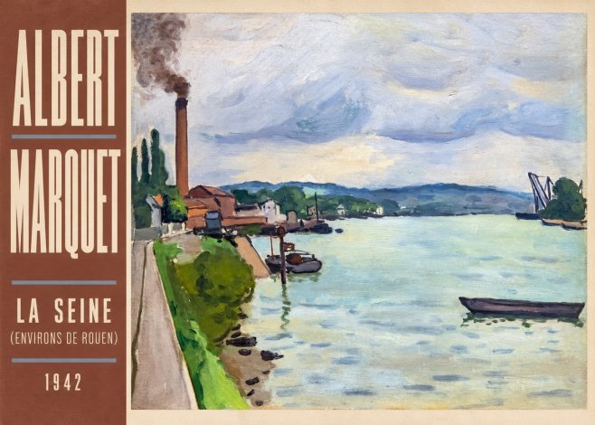 Albert Marquet La Seine (Environs De Rouen) No3 - Juliste