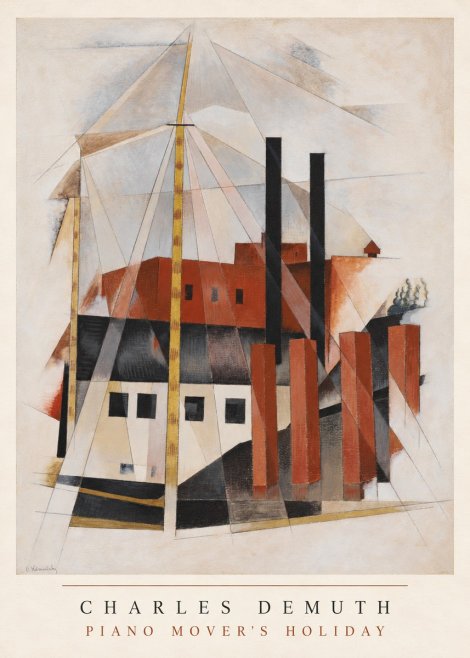 Charles Demuth Piano Mover's Holiday No6 - Juliste