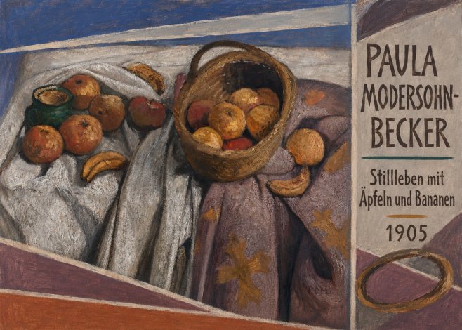 Paula Modersohn-Becker Stillleben Mit Äpfeln Und Bananen No4 - Juliste