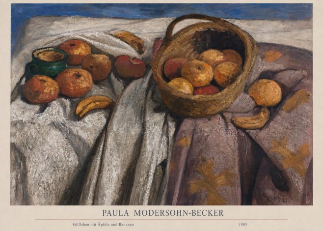 Paula Modersohn-Becker Stillleben Mit Äpfeln Und Bananen No6 - Juliste