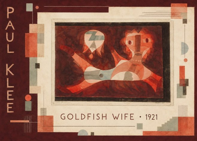 Paul Klee Goldfish Wife No2 - Juliste