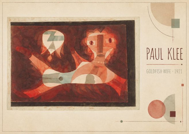 Paul Klee Goldfish Wife No3 - Juliste