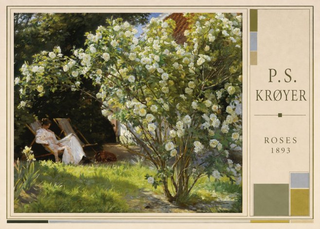 P.S. Krøyer Roses No3 - Juliste