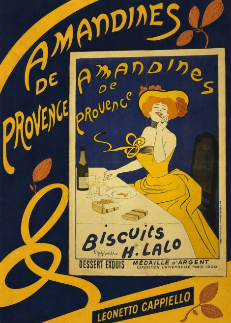Leonetto Cappiello Amandines De Provence Biscuits H. Lalo III No5 - Juliste