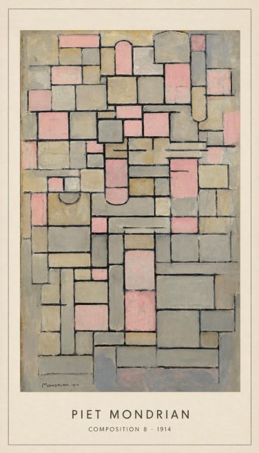 Piet Mondrian Composition 8 No4 - Juliste